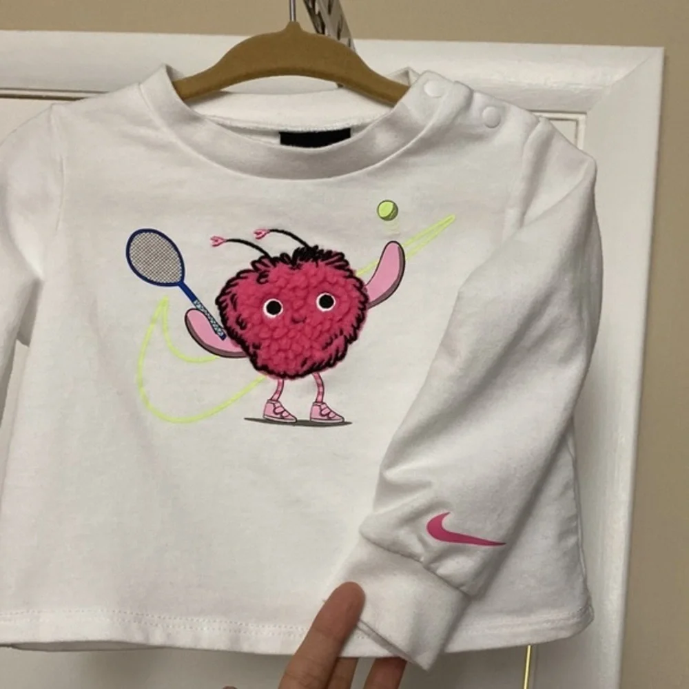 Nike Girls Long Sleeve Pullover Tennis Size 12M